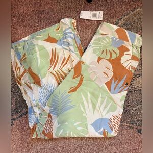 Tropical Print Roxy Beach Pant